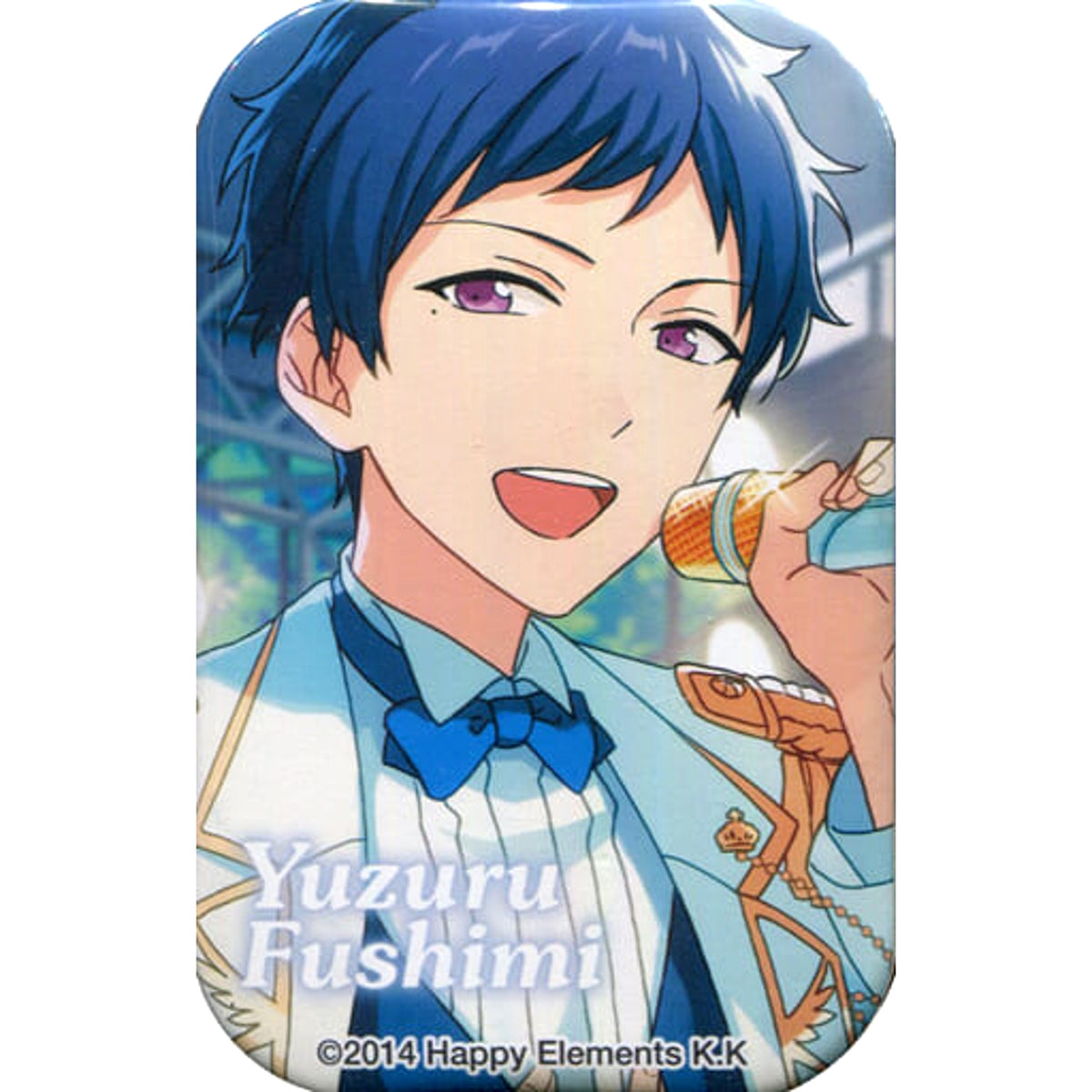 Ensemble Stars! Yuzuru Fushimi Marukaku Can Badge animate Girls Festival 2015 Limited Buttons [USED]