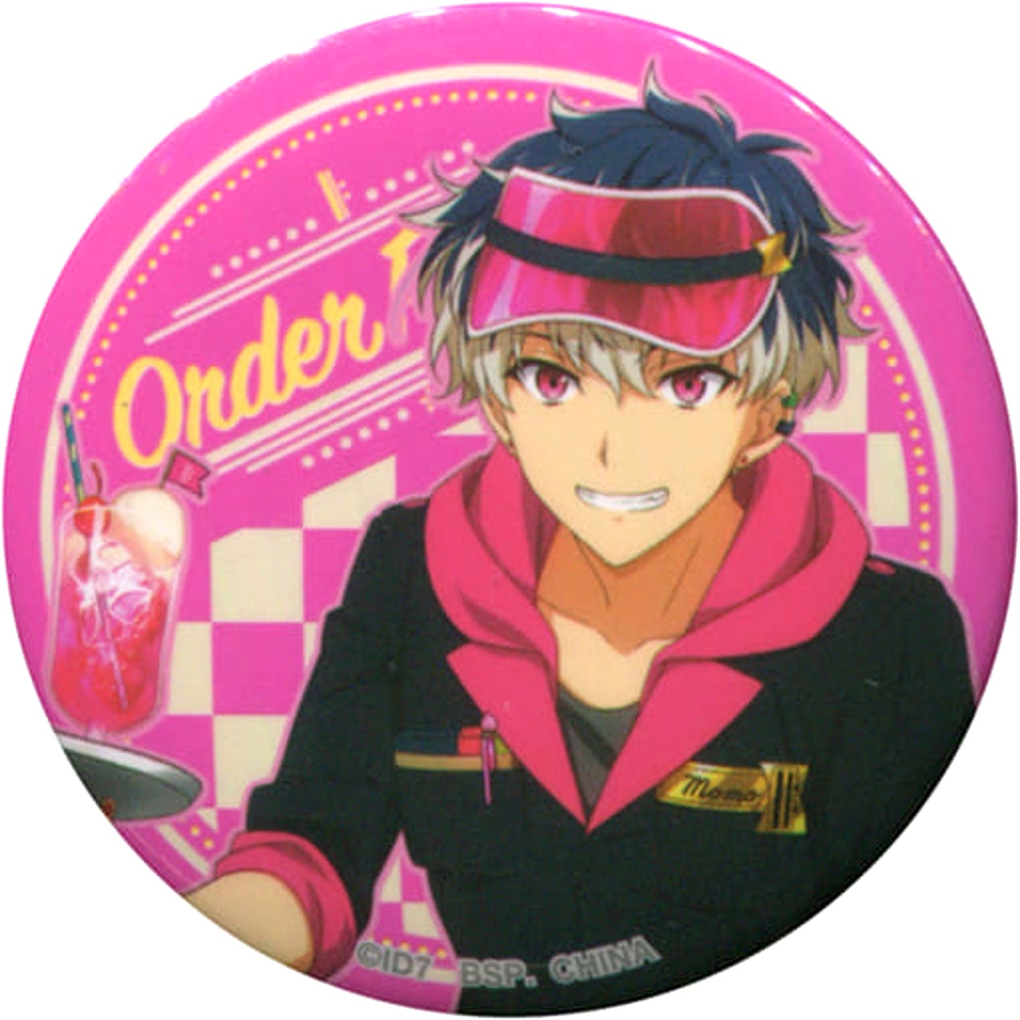 IDOLiSH7 Momo Order Please! Normal TORUPAKA! Memorial Can Badge Vol.3 Buttons [USED]