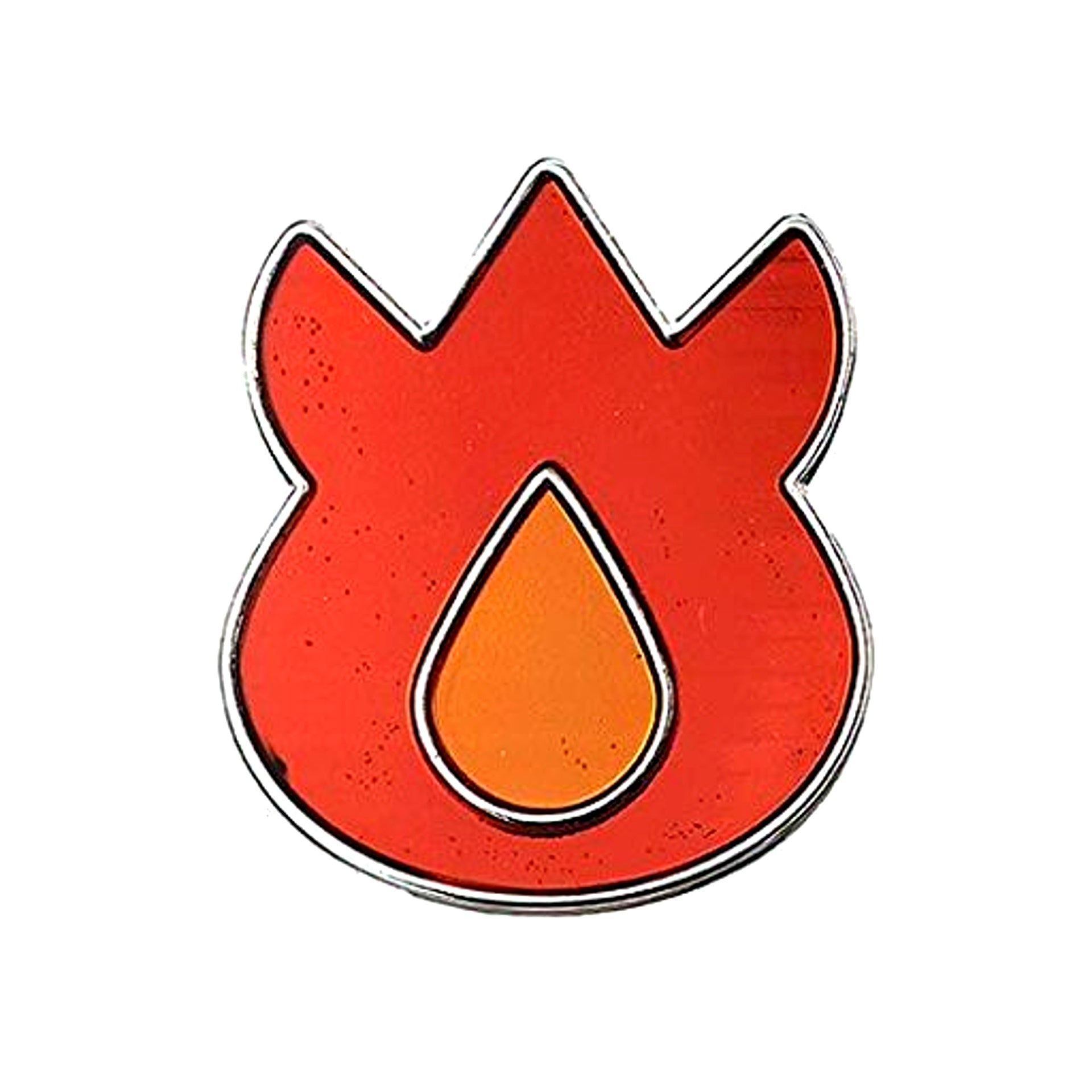 Cinnabar Gym Blaine Pokemon Crimson Badge Gym Badge Kanto Edition [USED]