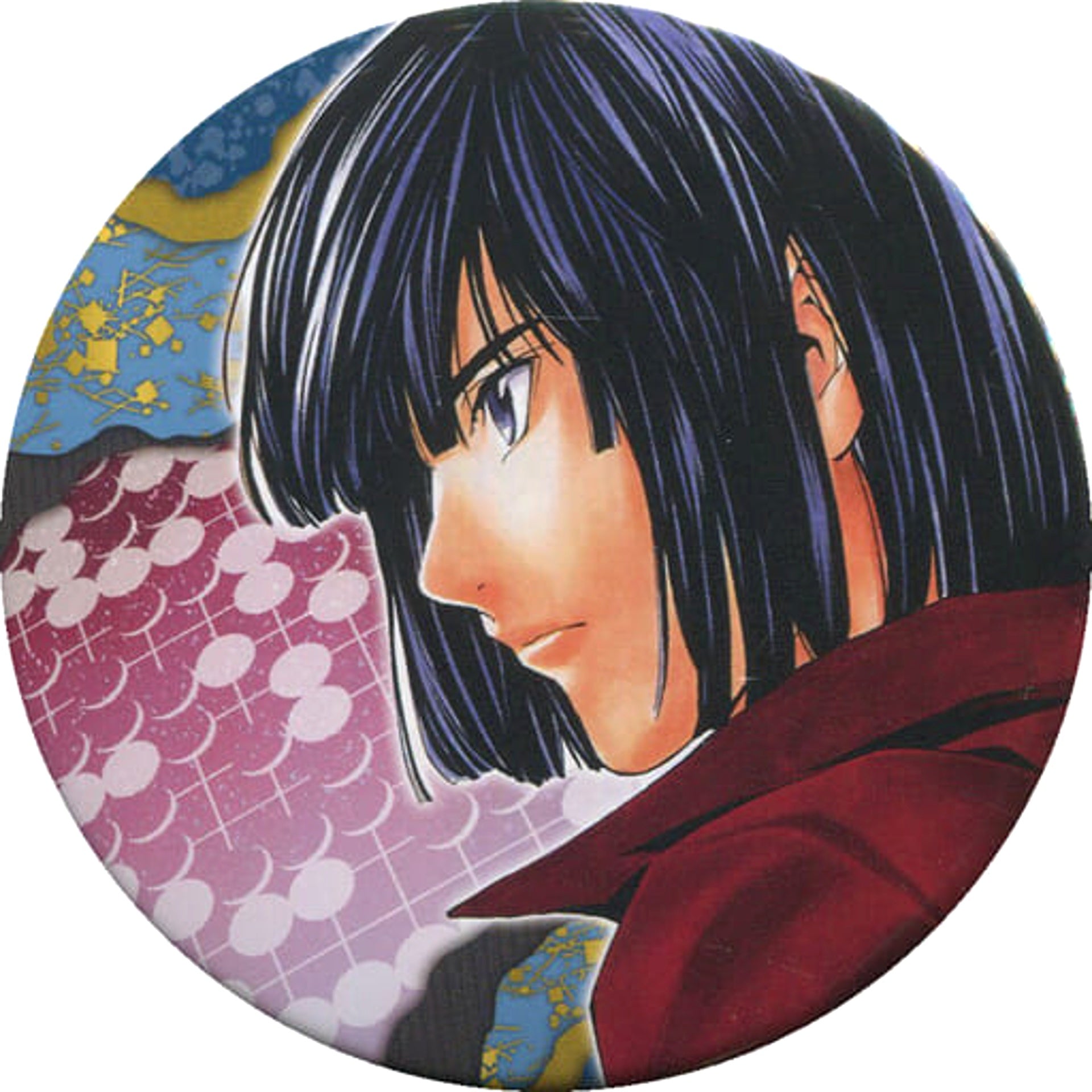 Hikaru no Go Akira Toya Plain Clothes Collection Can Badge 30th Anniversary of Painting Ken Obata Exhibition Never Complete Limited Buttons [USED]