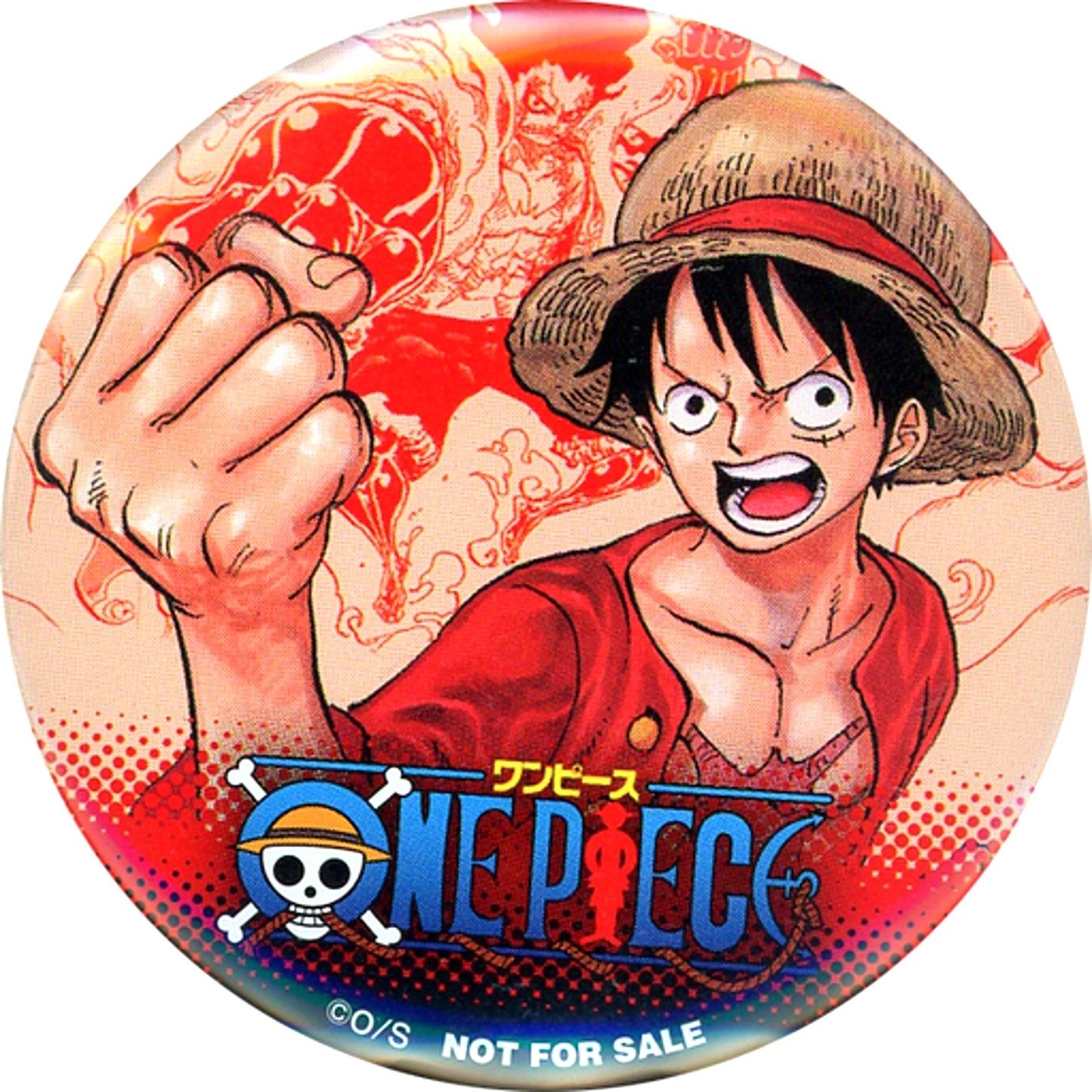 One Piece Special Button Jump Victory Carnival 2019 Janbal Quest 2019 7 Points Bonus Diameter approx 6cm [USED]