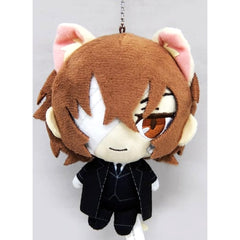 Bungo Stray Dogs Dead Apple Osamu Dazai Black Age Ver. Cat Nui Badge Vol.2 Namja Town Satellite Limited Buttons [USED]