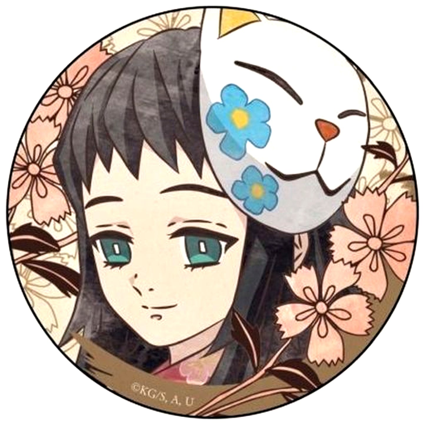 Makomo Demon Slayer: Kimetsu no Yaiba Button [USED]