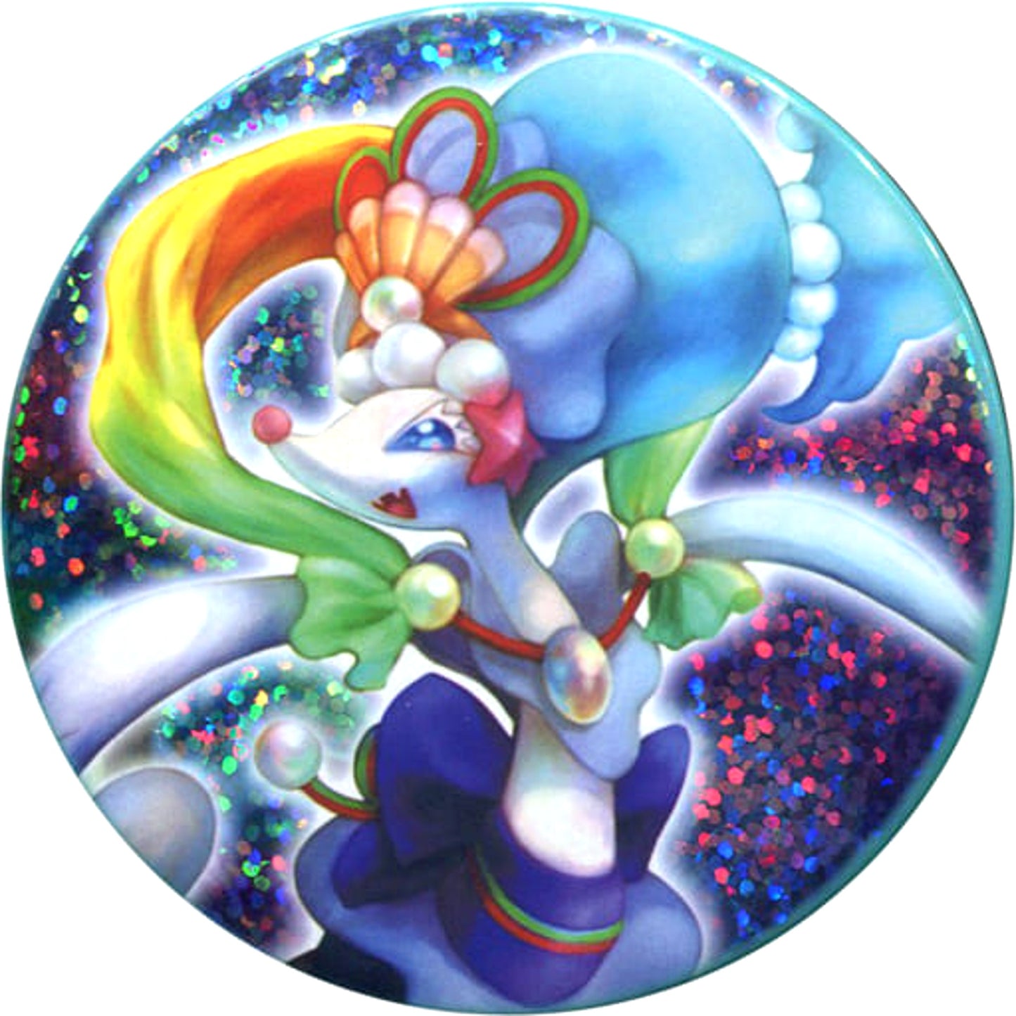 Pokemon Primarina Lame Can Badge Collection Oceanic Operetta Pokemon Center Limited Buttons [USED]