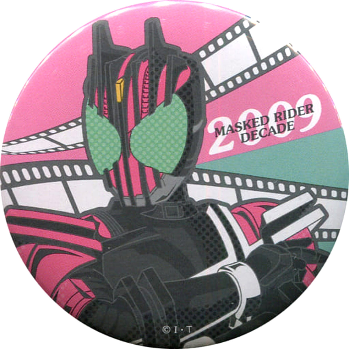 Heisei Kamen Rider Series Kamen Rider Decade Ataritsuki! Trading Can Badge Buttons [USED]