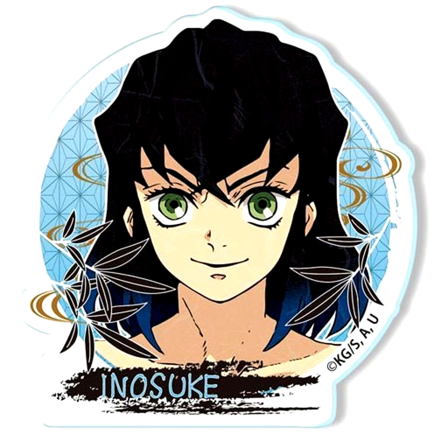 Inosuke Hashibira A 04 Demon Slayer Acrylic Button [USED]
