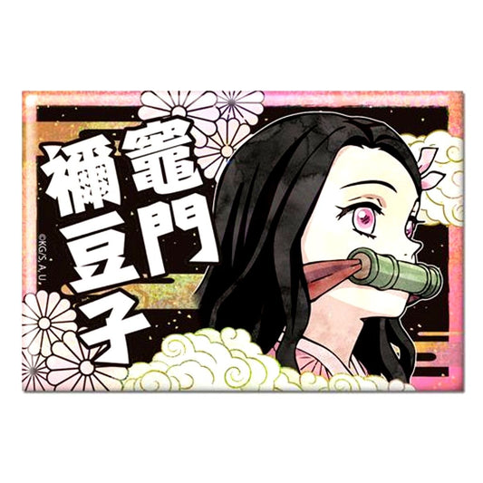 Nezuko Kamado No. 03 A Hologram Button Demon Slayer: Kimetsu no Yaiba [USED]