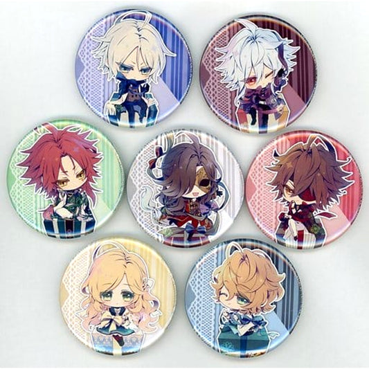 Piofiore no Bansho: Ricordo Dante Falzone & Others Newly Drawn Chibi Character Can Badge Stellaworth Limited Switch Software Bundled Benefits Set of 7 Buttons [USED]