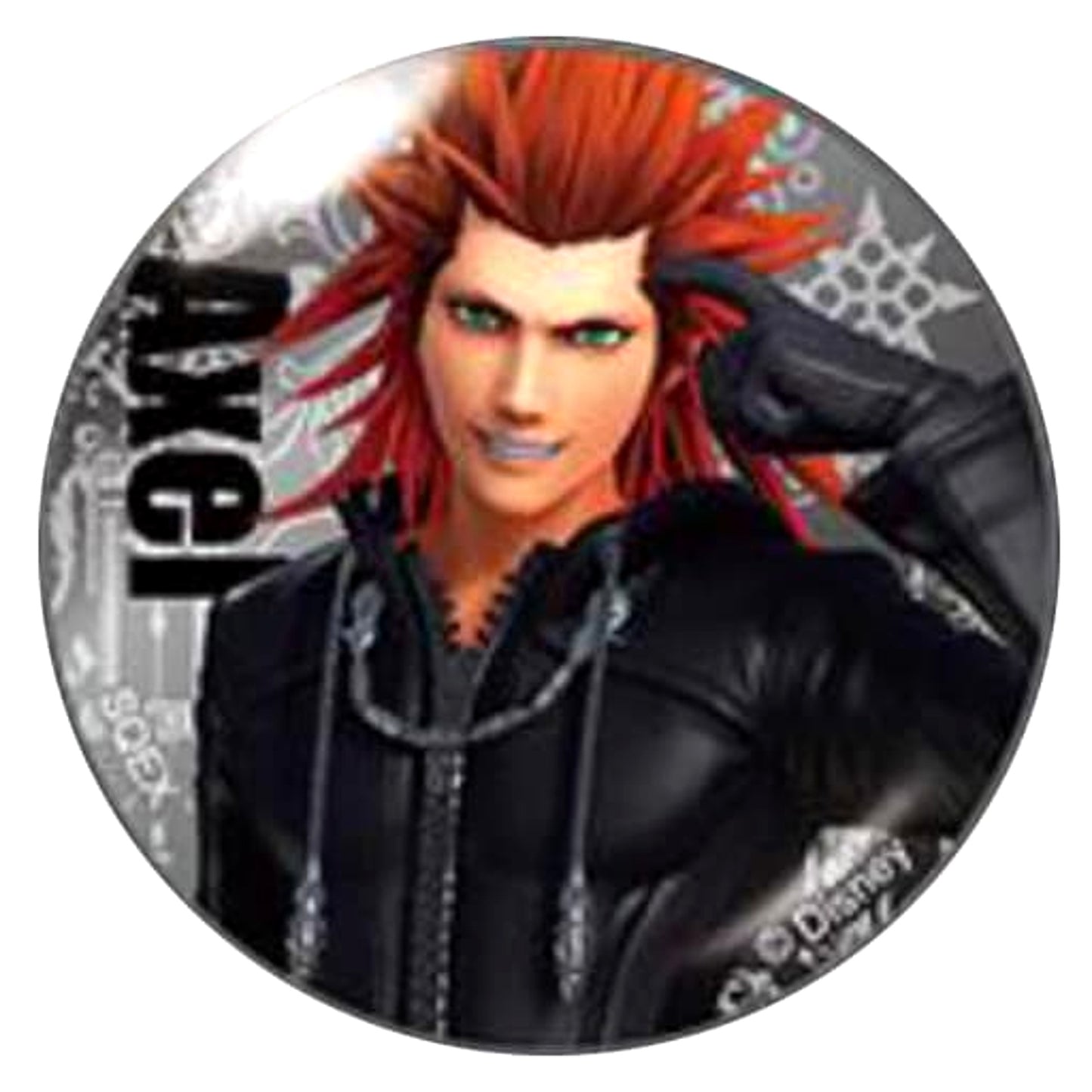 Kingdom Hearts III Axel Can Badge Collection Vol.2 Buttons [USED]