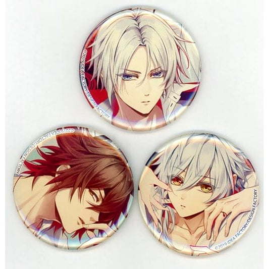 Piofiore no Bansho: Ricordo Dante Gilbert Orlok Newly Drawn Can Badge animate Limited Switch Software Bundled Benefits Set of 3 Buttons [USED]