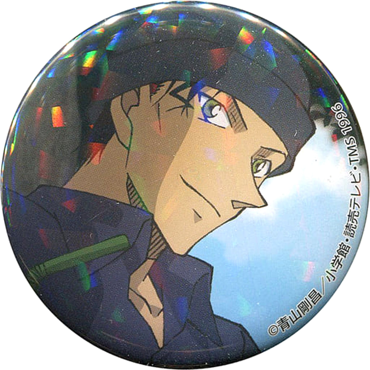 Detective Conan Shuichi Akai Holo Can Badge C96 Limited Buttons [USED]