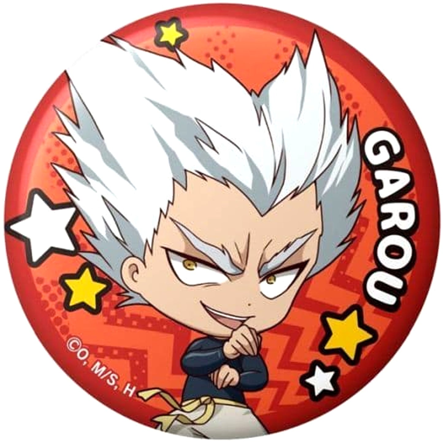 One Punch Man Garou Trading Puni Puni Can Badge Buttons [USED]