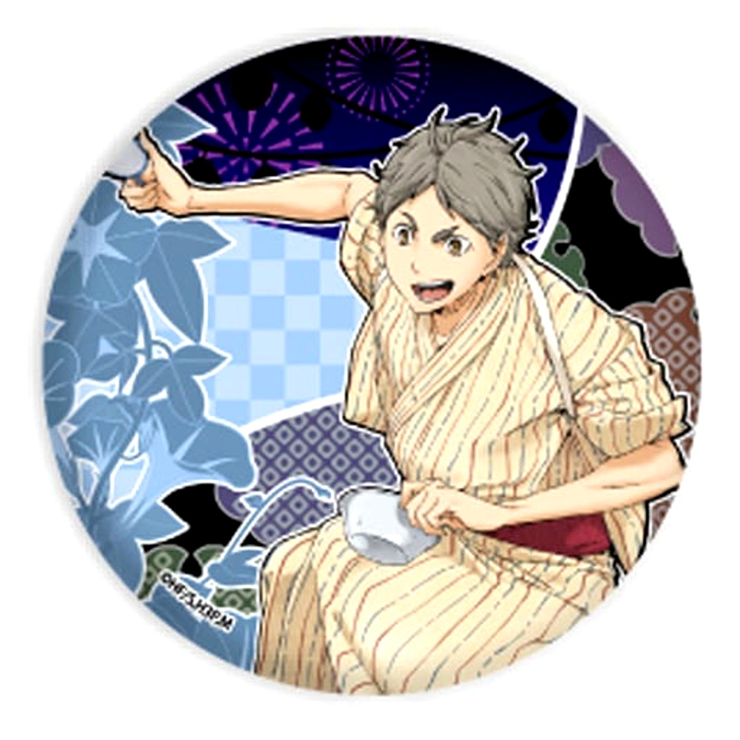 Koshi Sugawara Haikyu!! Button 01. Yukata Ver. [USED]