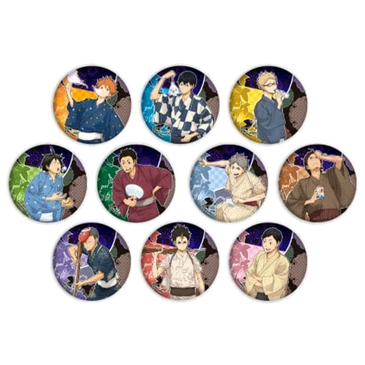 Tobio Kageyama & Others Haikyu!! All 10 Types Set Button 1 Yukata Ver. [USED]