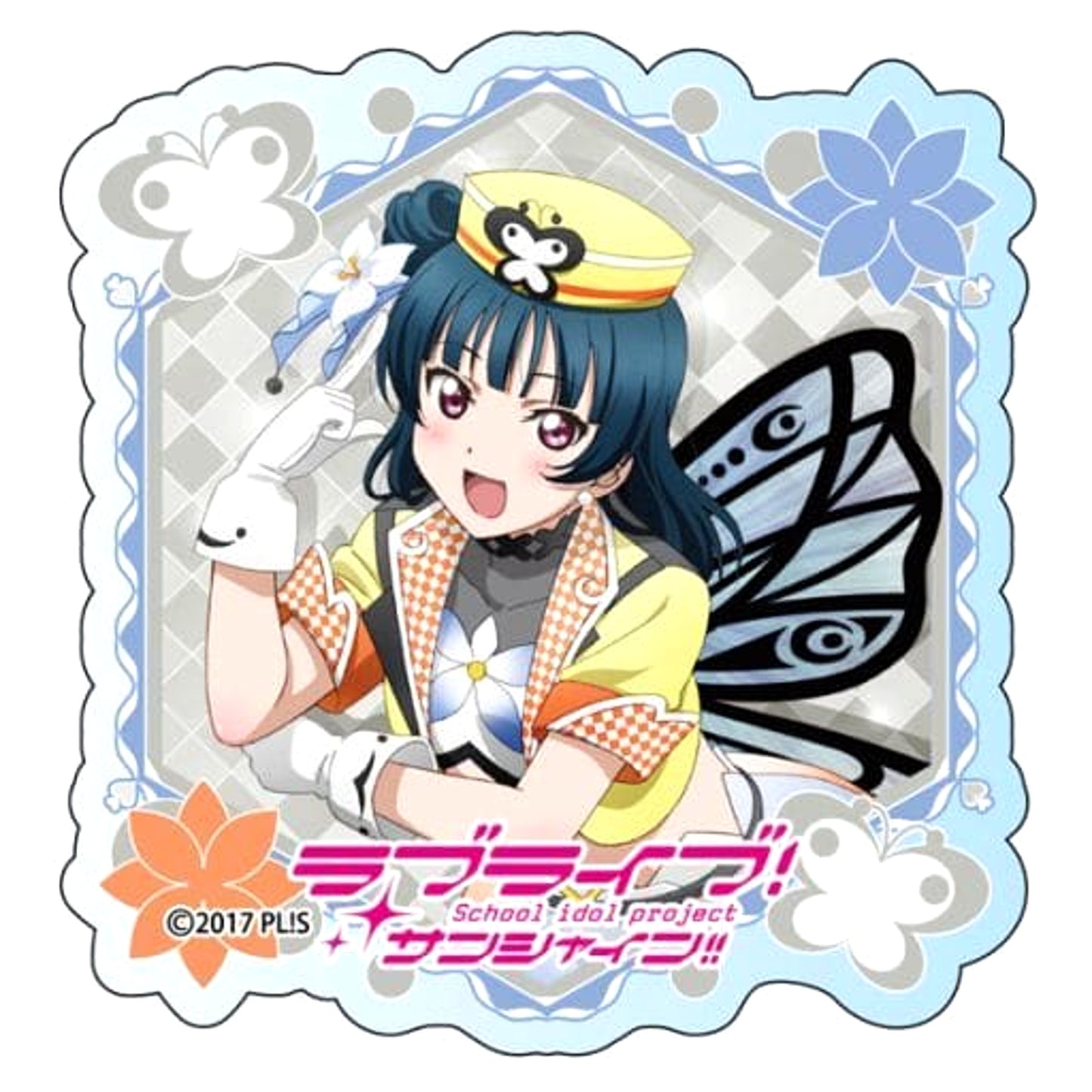 Love Live! Sunshine!! Yoshiko Tsushima Acrylic Badge Mitaiken Horizon Ver. Buttons [USED]