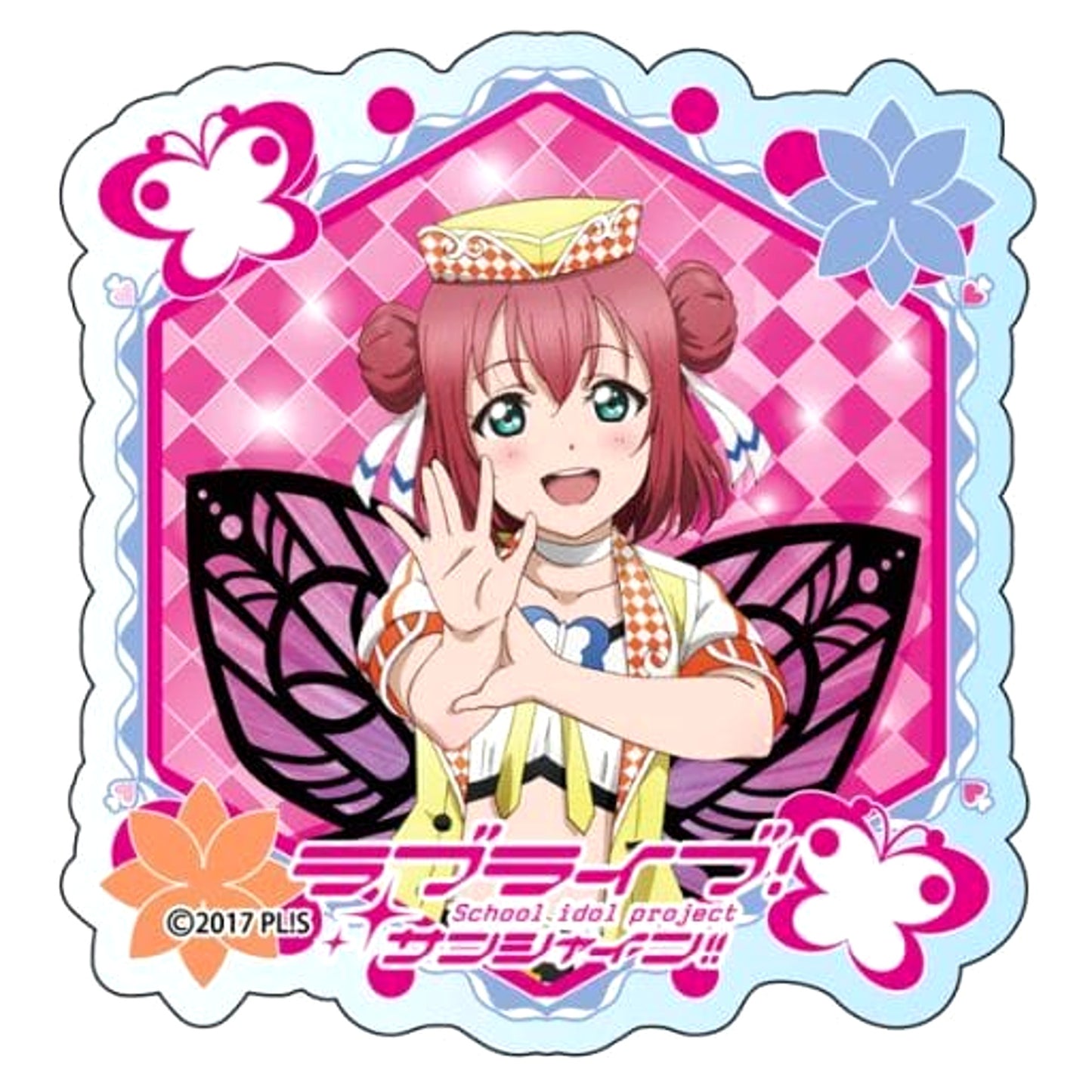Love Live! Sunshine!! Ruby Kurosawa Acrylic Badge Mitaiken Horizon Ver. Buttons [USED]