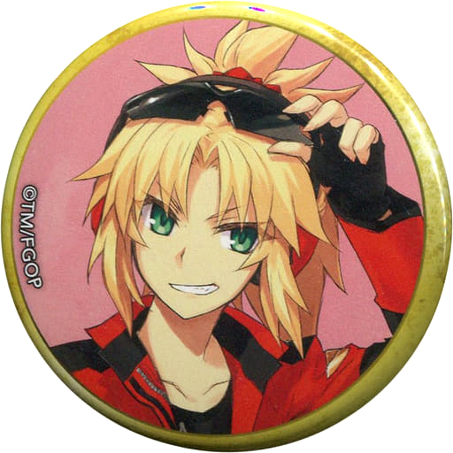 Fate/Grand Order Saber/Mordred Spirit Origin Summon Can Badge Fes.2019 Newly Drawn Servant A Fes. 2019 Caldea Park Limited Buttons [USED]