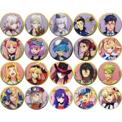 Fate/Grand Order Caster/Anastasia & Others Spirit Origin Summon Can Badge Fes.2019 Newly Drawn Servant A Fes. 2019 Caldea Park Limited All 20 Types Set Buttons [USED]