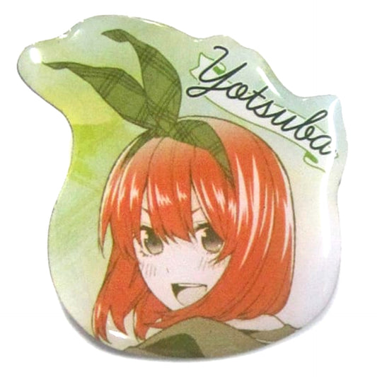 The Quintessential Quintuplets Yotsuba Nakano An Illustration Lapel Pin Buttons [USED]