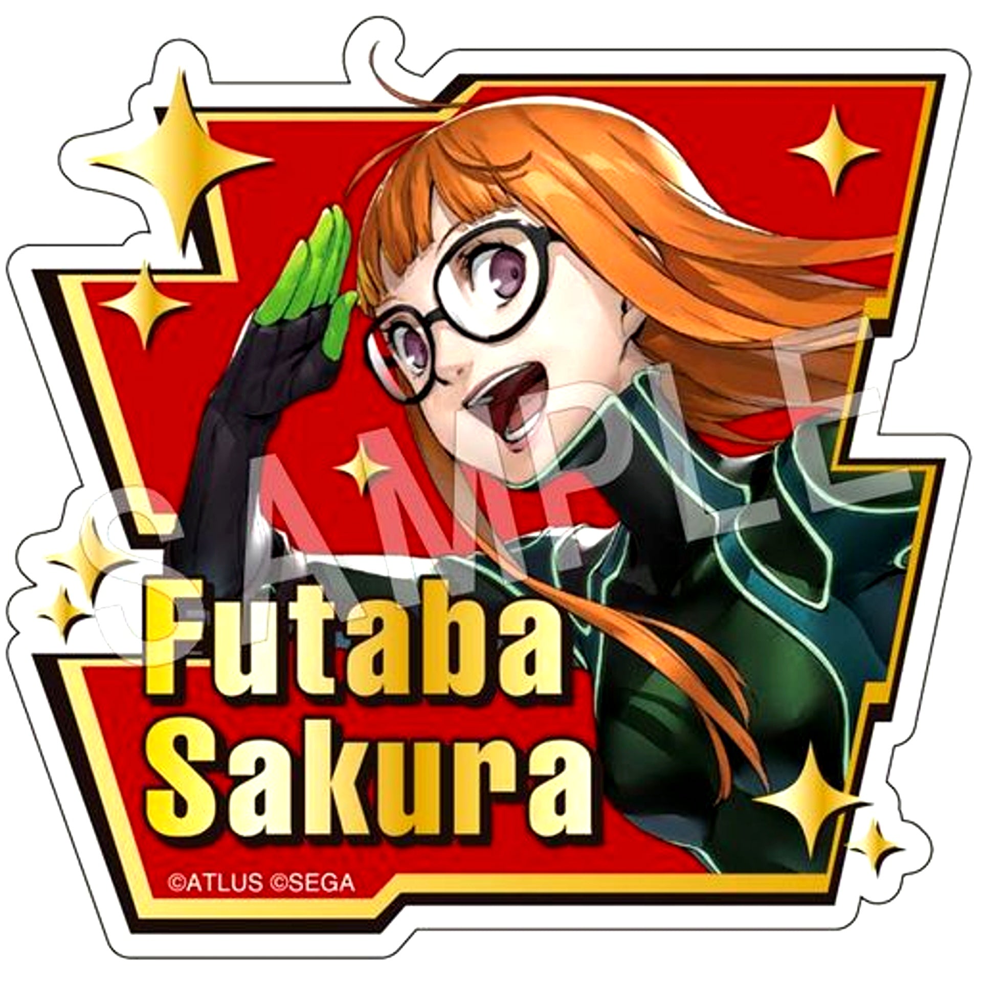 Futaba Sakura Persona 5 Royal Fortune Acrylic Button [USED]