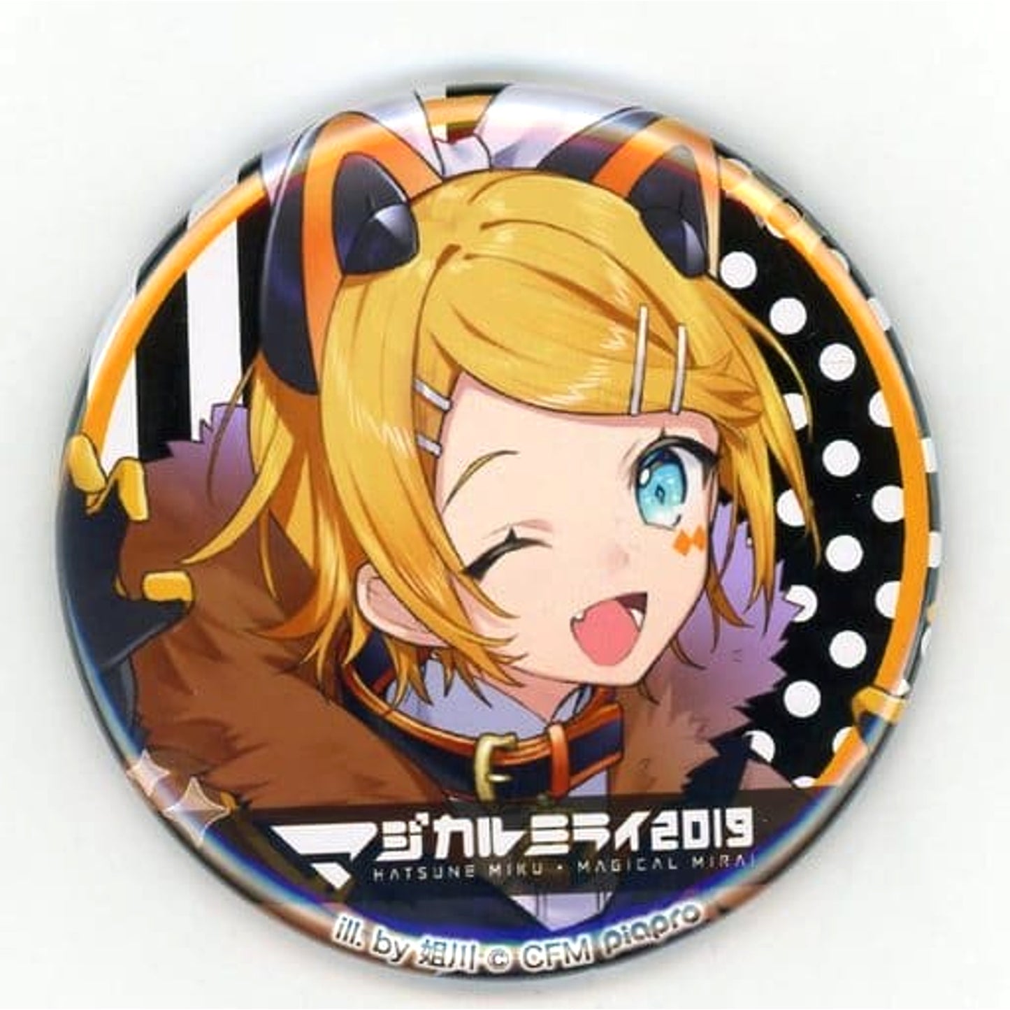 Rin Kagamine VOCALOID Button Collection Magical Mirai 2019 Limited [USED]
