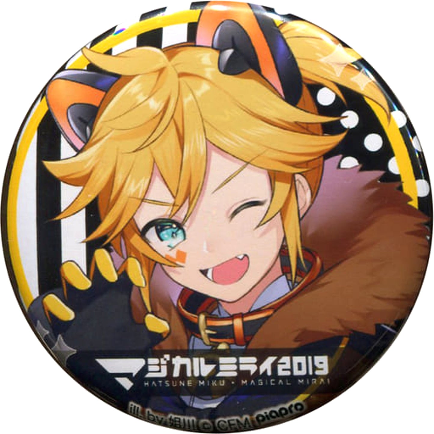 VOCALOID Len Kagamine Can Badge Collection Magical Mirai 2019 Limited Buttons [USED]