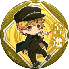 Demon Slayer: Kimetsu no Yaiba Zenitsu Agatsuma Trading Mini Character Can Badge Randen X Eigamura X Kyoto City Transportation Bureau Kyo no Oshigoto Limited Buttons [USED]
