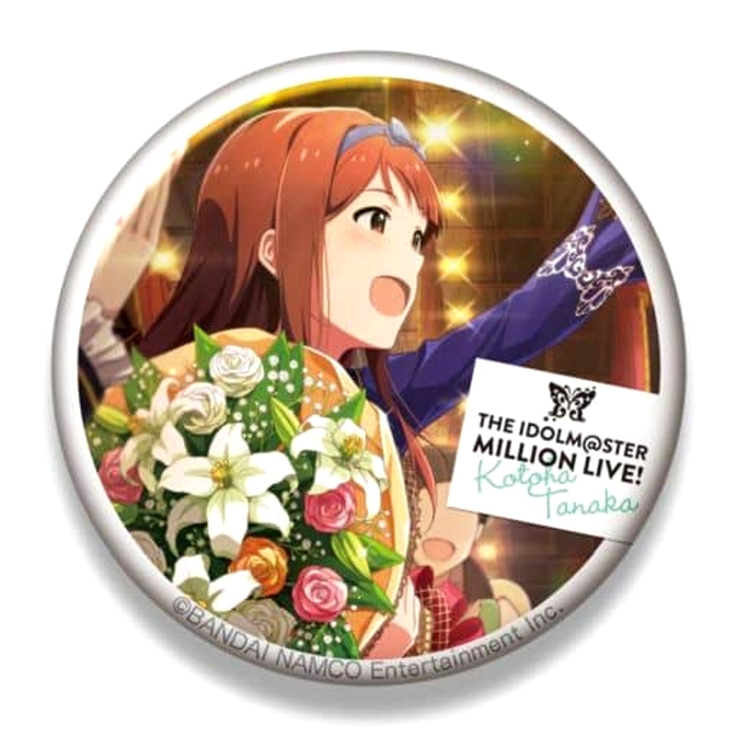 THE IDOLM@STER Million Live! Kotoha Tanaka Trading Can Badge Princess Ver. Buttons [USED]