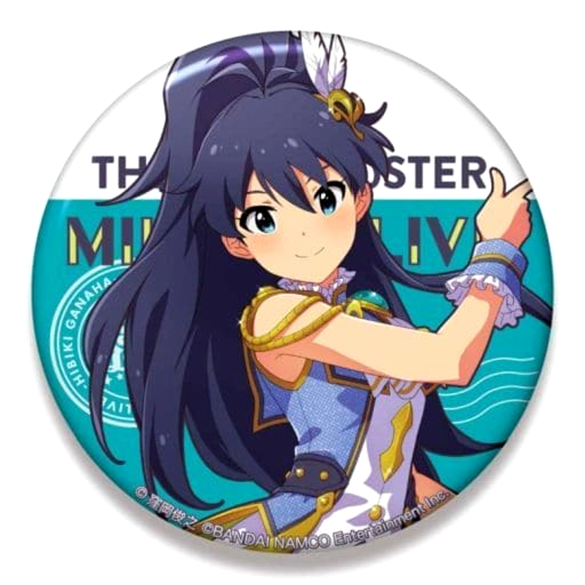 THE IDOLM@STER Million Live! Hibiki Ganaha Lumiere Papillon Ver. Big Can Badge Buttons [USED]