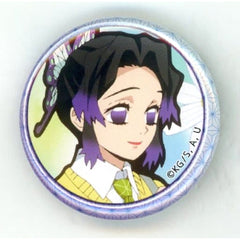 Junior High and High School!! Kimetsu Academy Story Shinobu Kocho Random Can Badge Part 2 ufotable cafe Limited Buttons [USED]