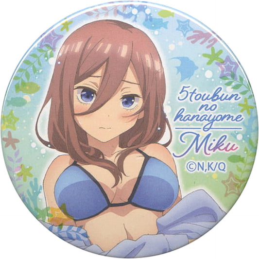 Miku Nakano Swimsuit The Quintessential Quintuplets Newly Drawn Blind Packaged Button C96 Limited [USED]