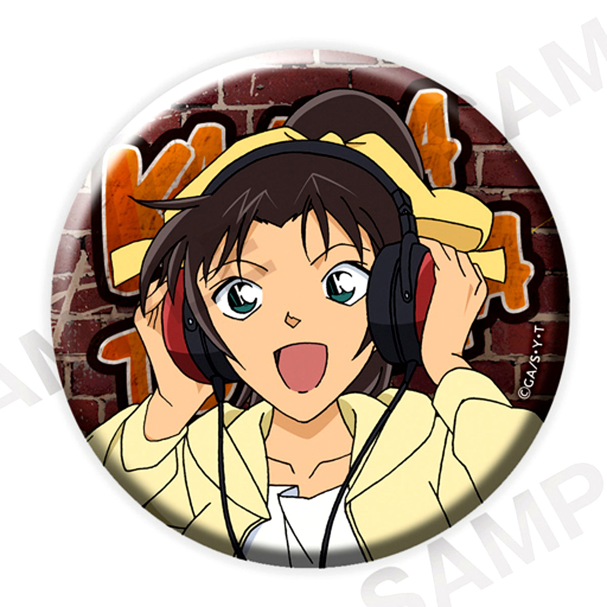 Kazuha Toyama Detective Conan Button + Headphone Ver. [USED]