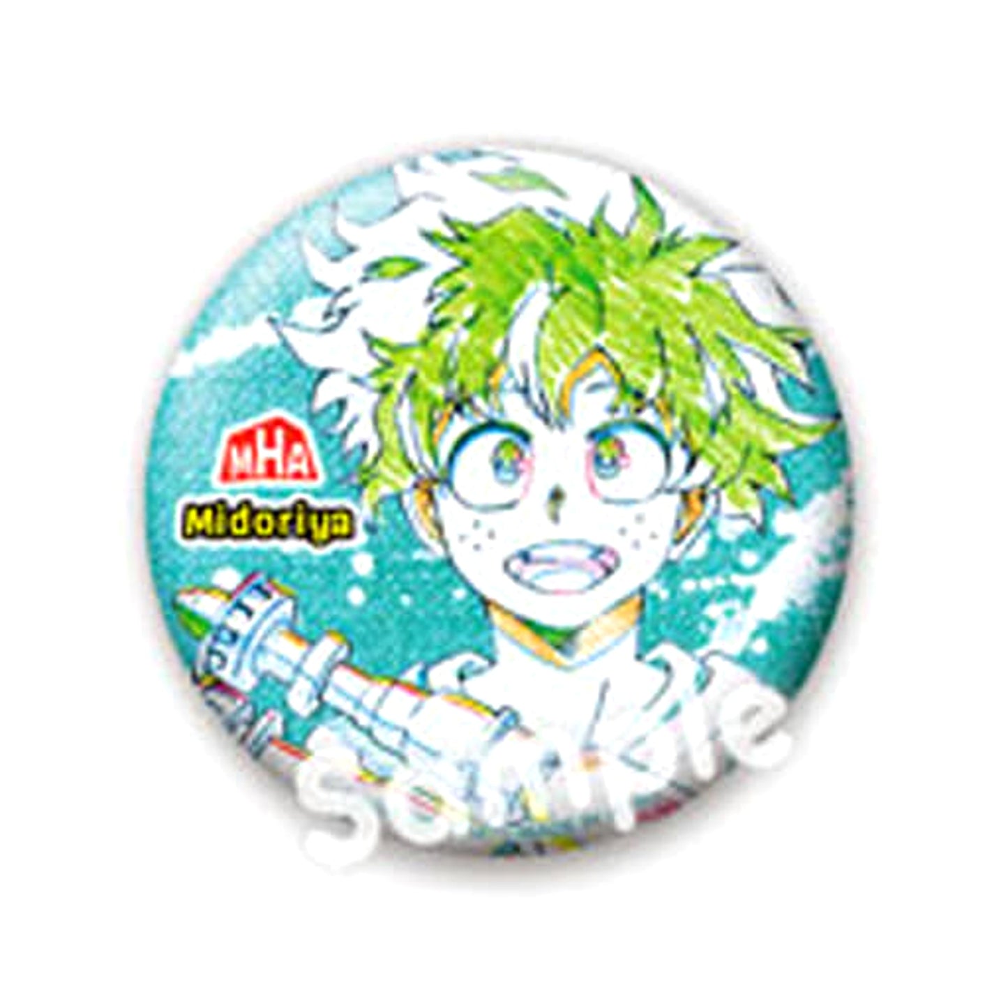My Hero Academia Izuku Midoriya Hero Can Badge 10 Buttons [USED]
