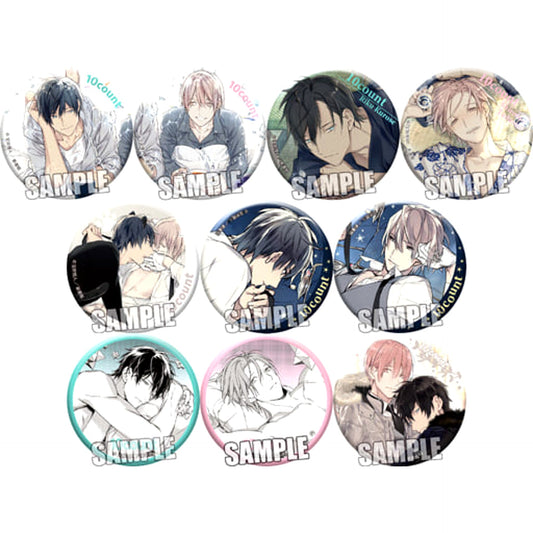 TEN COUNT Riku Kurose & Others Trading Hologram Can Badge All 10 Types Set Buttons [USED]