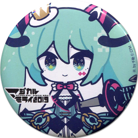 Hatsune Miku VOCALOID Button Magical Mirai 2019 Limited Majimira Sunday 2019 Purchase Benefits [USED]