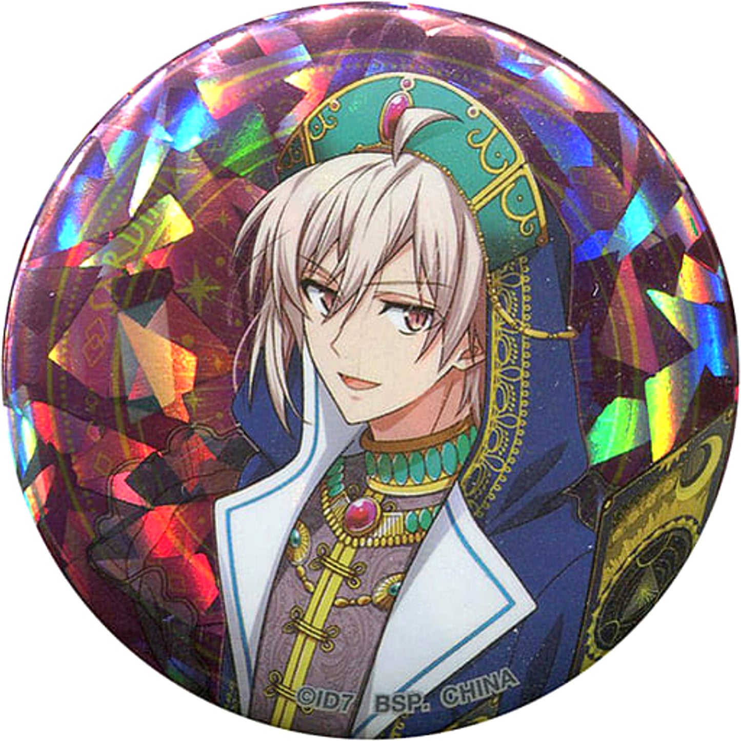 IDOLiSH7 Tenn Kujo Stargazing Observer Hologram Toru Paka! Can Badge Memorial Vol.4 Buttons [USED]
