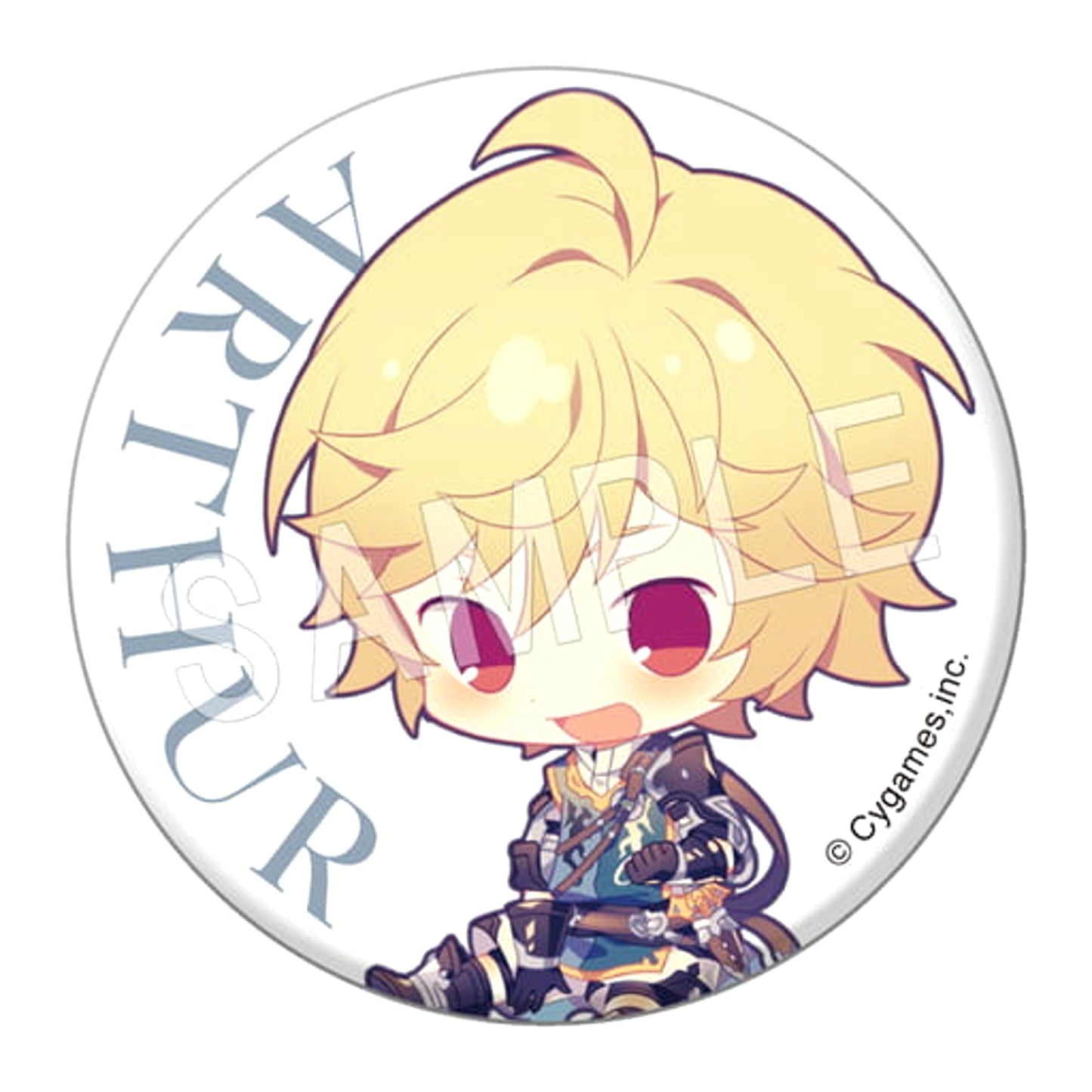 Granblue Fantasy Arthur Trading Can Badge Buttons [USED]