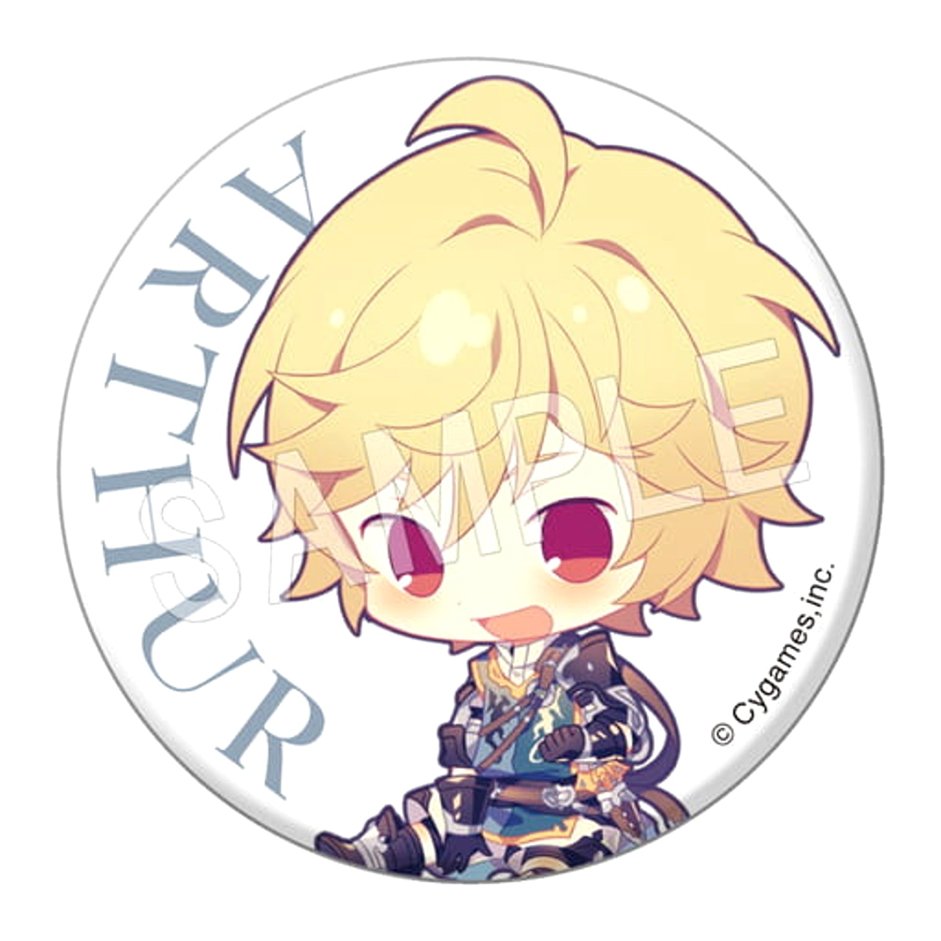 Granblue Fantasy Arthur Trading Can Badge Buttons [USED]