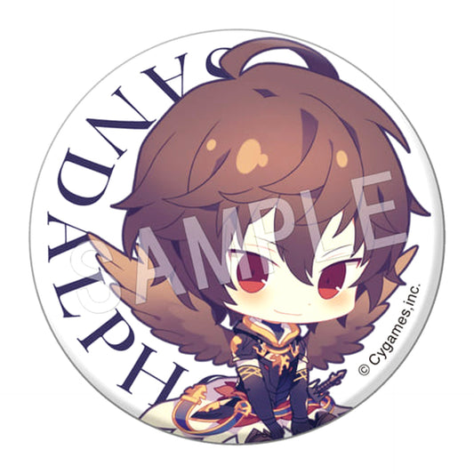 Granblue Fantasy Sandalphon Trading Can Badge Buttons [USED]