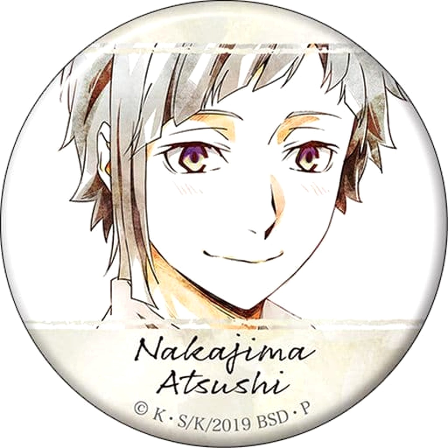 Bungo Stray Dogs Atsushi Nakajima Character Badge Collection Art Pic Buttons [USED]