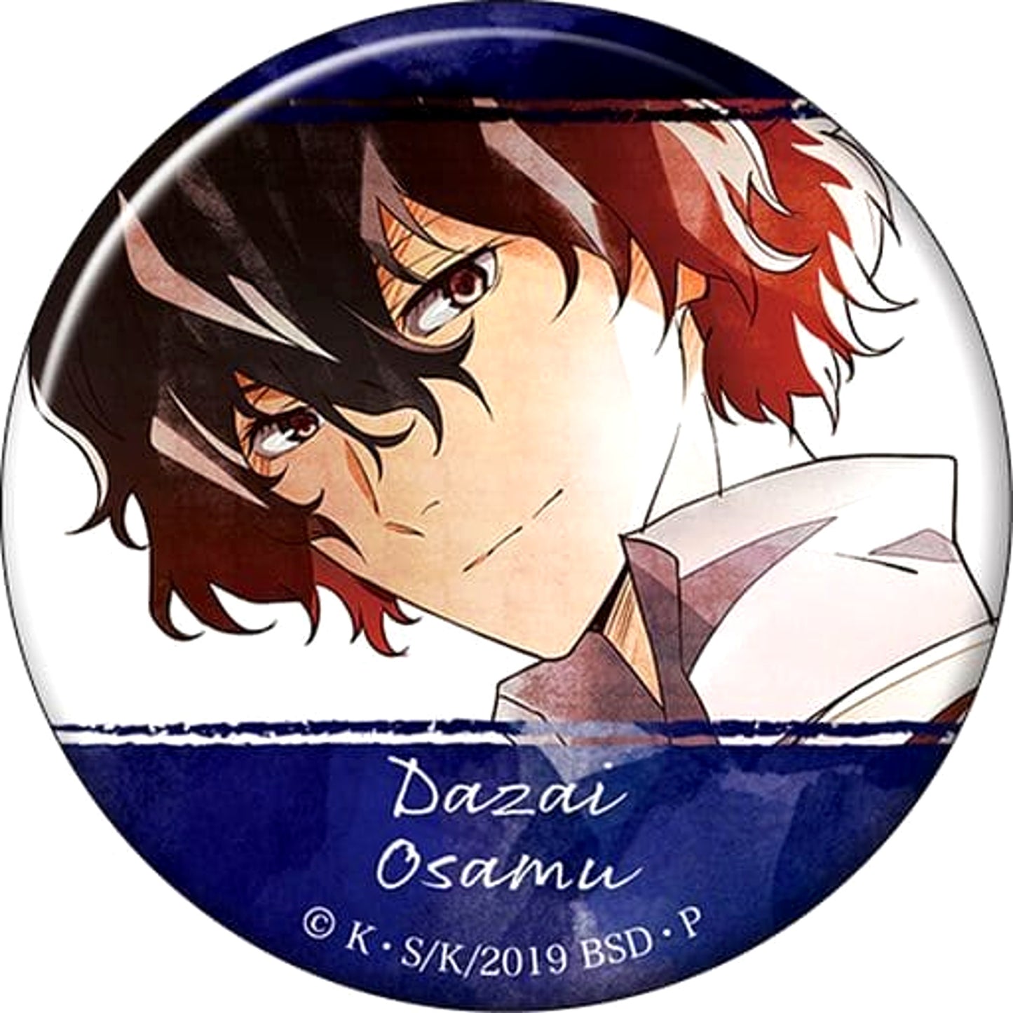 Osamu Dazai Bungo Stray Dogs Art-Pic Chara Badge Collection [USED]