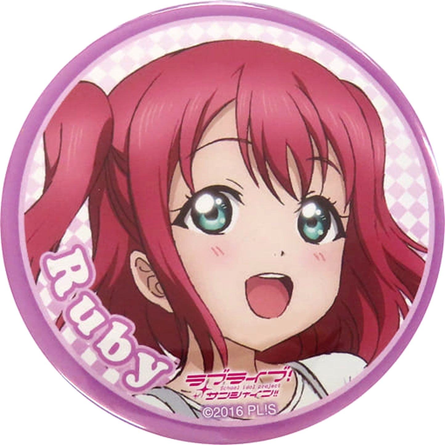 Love Live! Sunshine!! Ruby Kurosawa Normal Can Badge Aqours 1st Lovelive! Step! Zero to One Limited Buttons [USED]