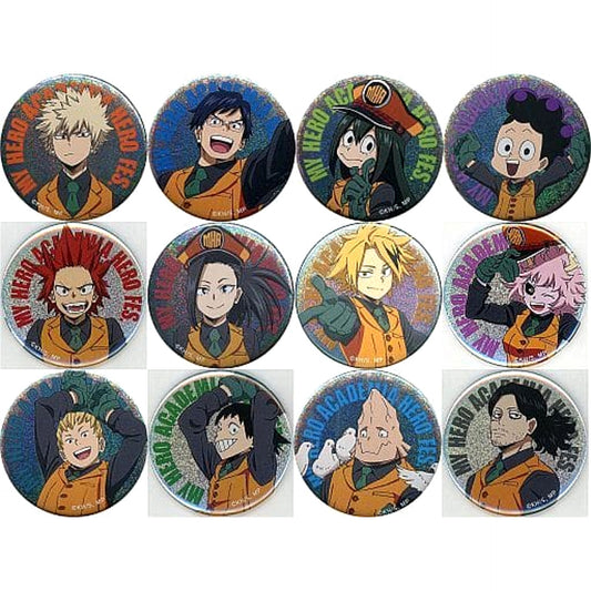 Katsuki Bakugo & Others My Hero Academia All 12 Types Set Random Button B HERO FES. Limited [USED]