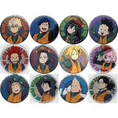 My Hero Academia Katsuki Bakugo & Others Trading Can Badge B HERO FES. Limited All 12 Types Set Buttons [USED]