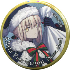 Fate/Grand Order Rider/Artoria Pendragon Santa Alter Spirit Origin Summon Can Badge Vol.2 Fate/Grand Order Fes. Limited Buttons [USED]