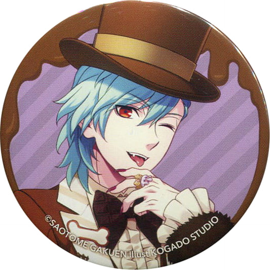 Q-pot. x Uta no Prince Sama Ai Mikaze Cool Ver. Sweets Vampire Trading Can Badge Sweets Vampire Ver. Buttons [USED]