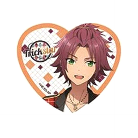 Mao Isara Ensemble Stars! Heart Shaped Glitter Acrylic Badge Vol.1 [USED]