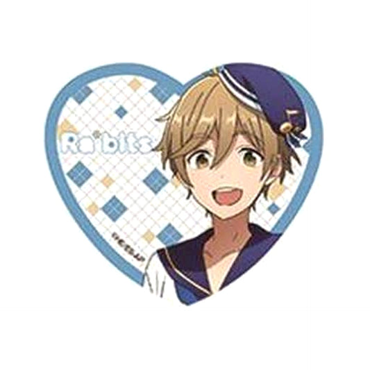 Ensemble Stars! Tomoya Mashiro Heart Shaped Glitter Acrylic Badge Vol.1 Buttons [USED]