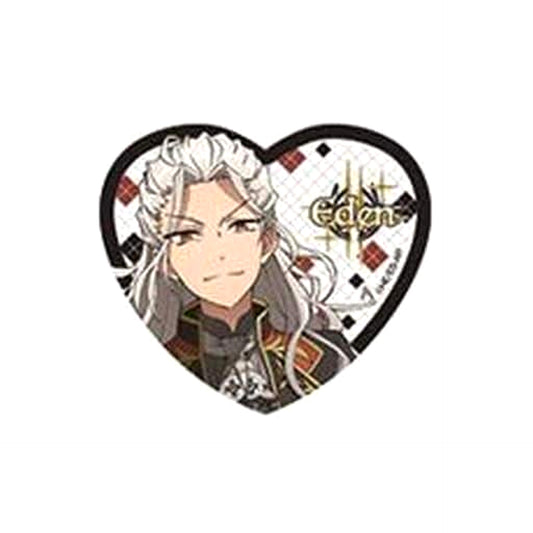 Ensemble Stars! Nagisa Ran Heart Shaped Glitter Acrylic Badge Vol.3 Buttons [USED]