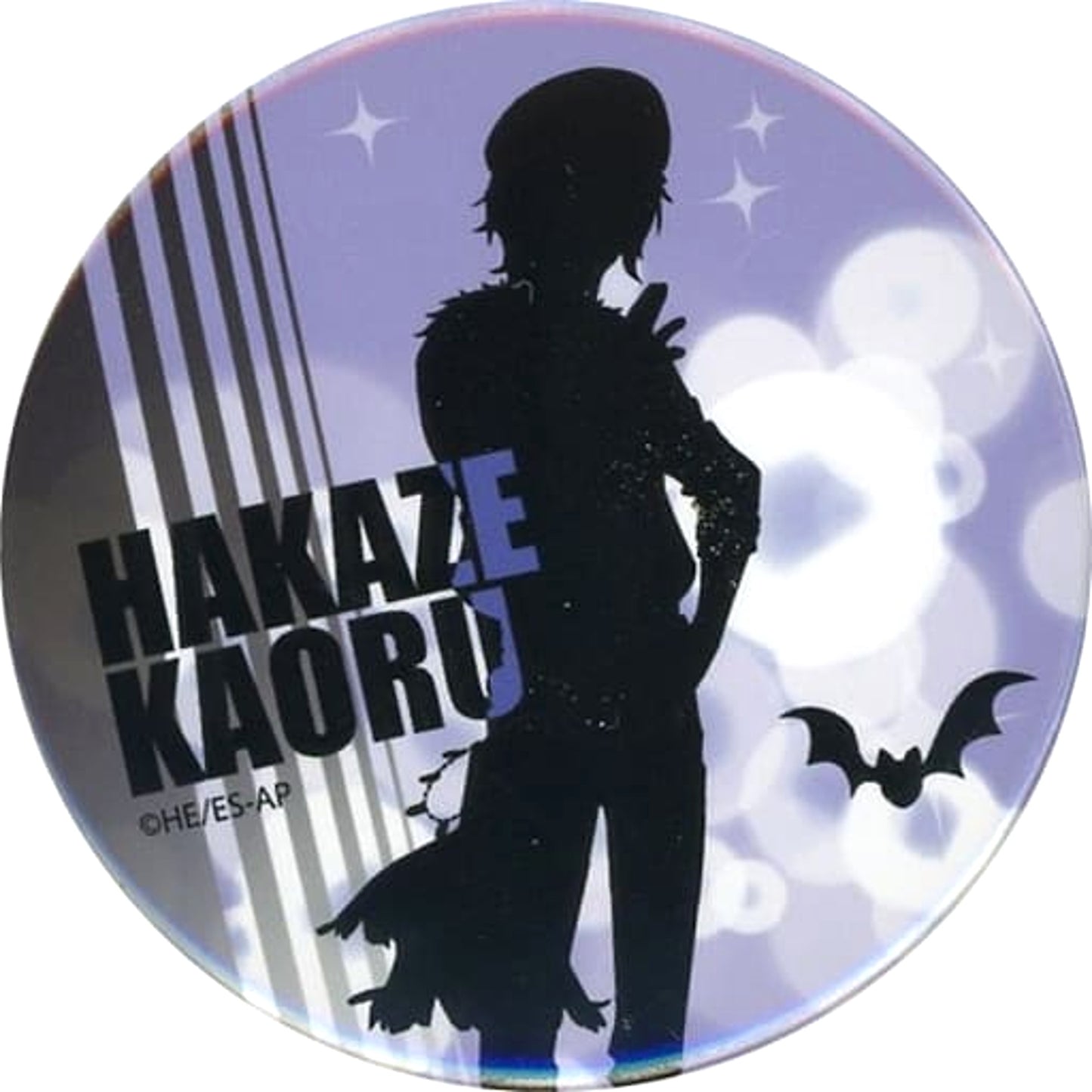 Ensemble Stars! Kaoru Hakaze Trading Silhouette Can Badge A Buttons [USED]